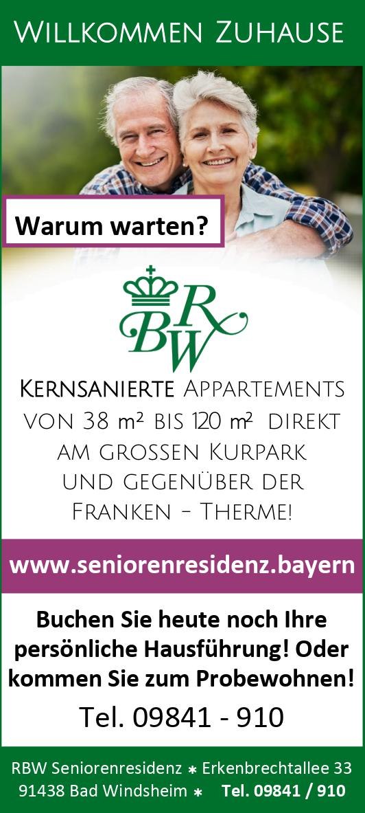 Anzeige Seniorenresidenz Bad Windsheim